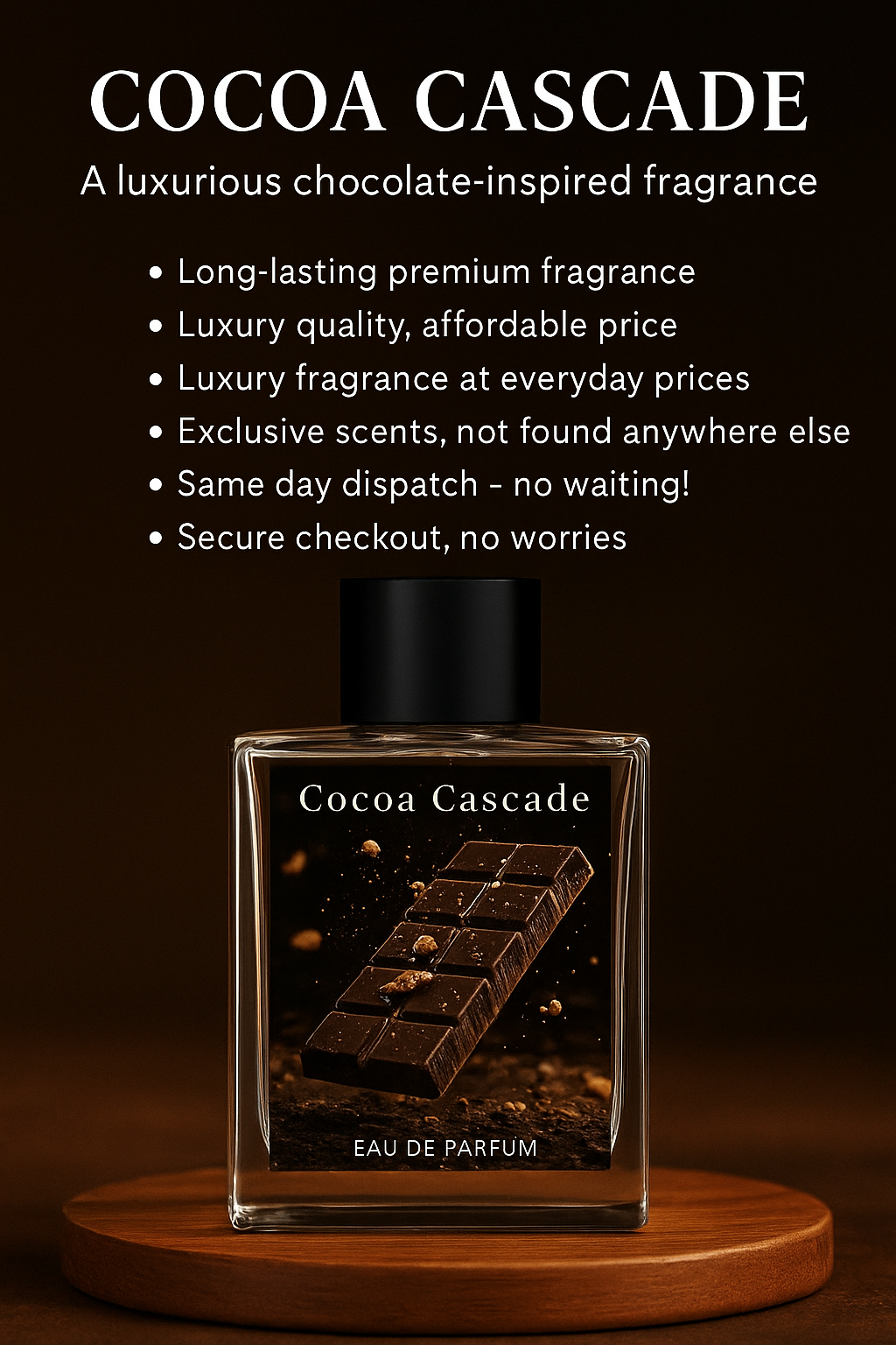 Cocoa Cascade (Chocolate) Perfume For your Love